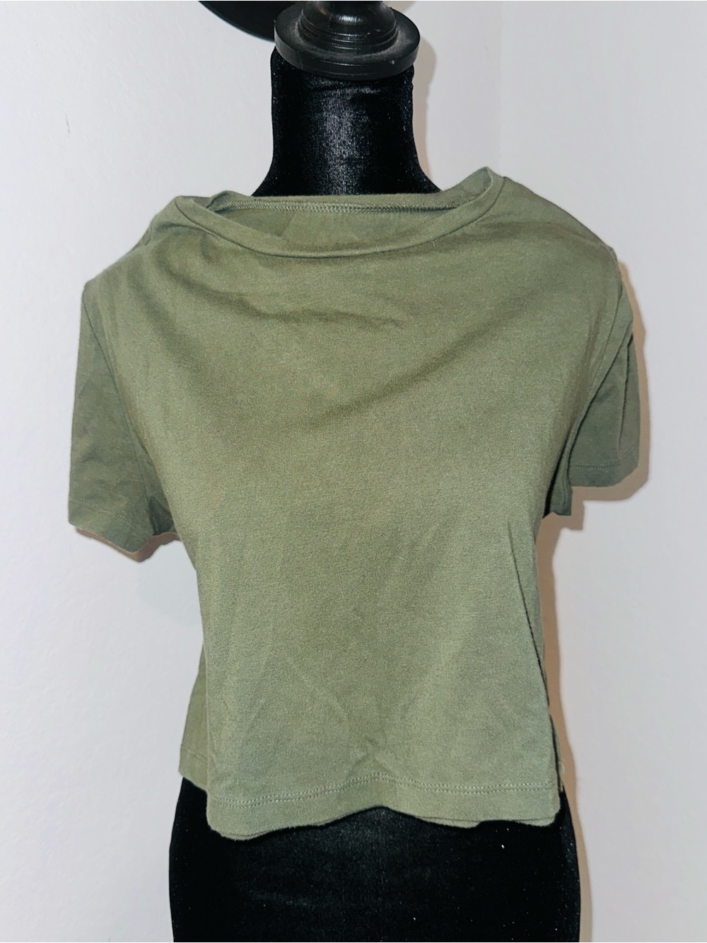 wild fable Olive Green Cropped Tee